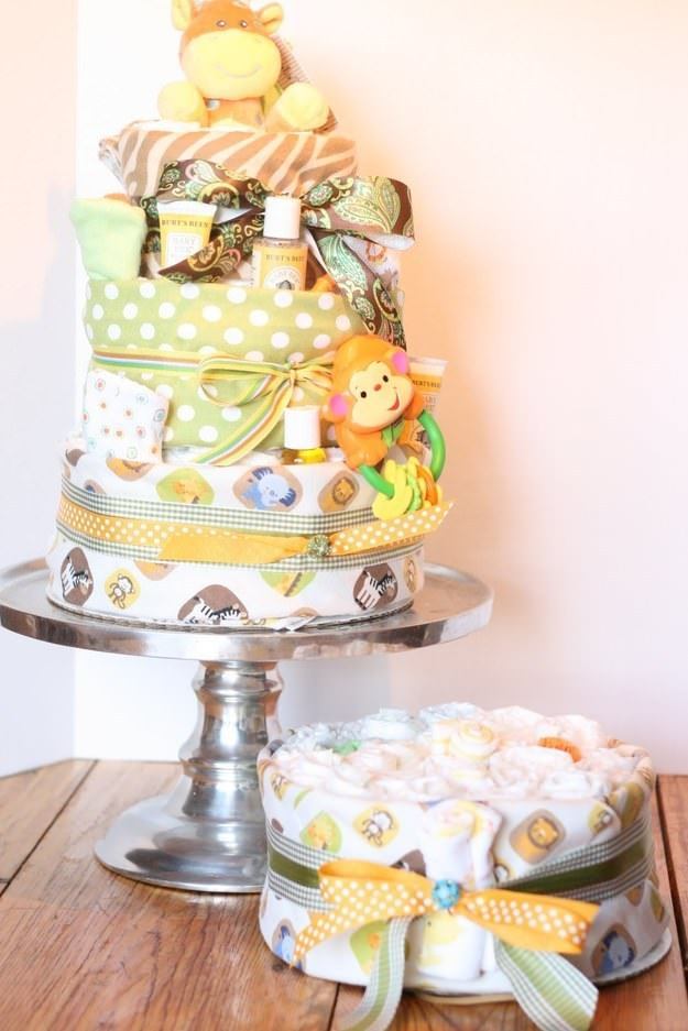 Gender Neutral Diaper Cake