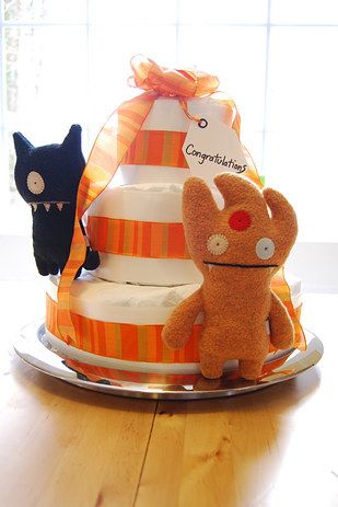 Secret Surprise Diaper Cake