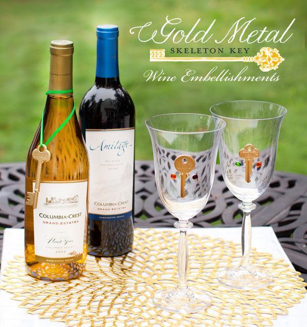 Metal Key Embellishment