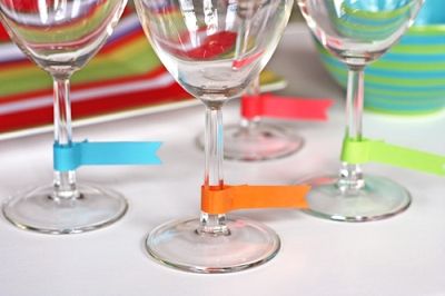 Wine Glass Flags