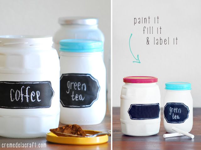 Chalkboard Label Jars