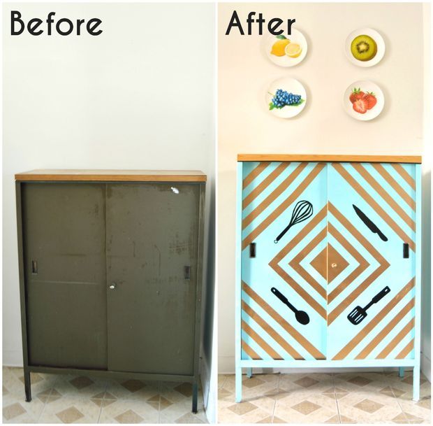 Kitchen Storage Cabinet Makeover