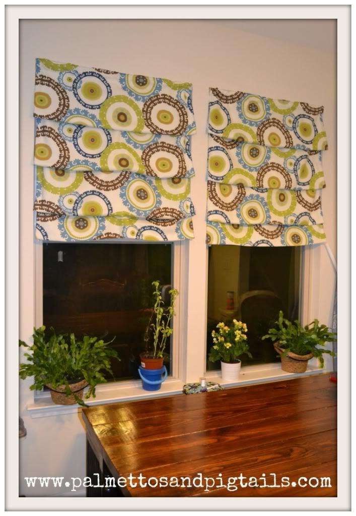 Easy Roman Curtains