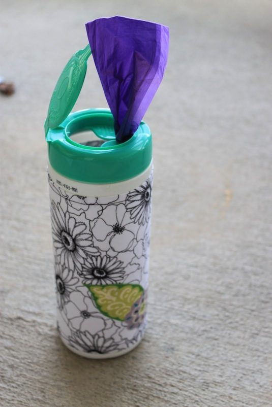 Repurposed Disinfectant Container