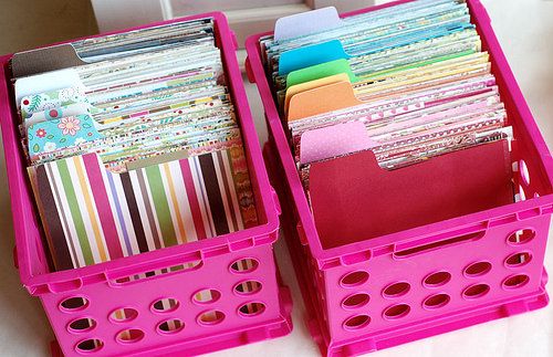 File Your Scrapbook Paper