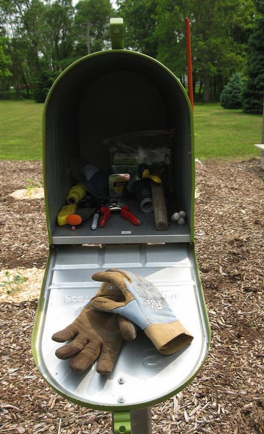 Garden Mailbox Toolshed