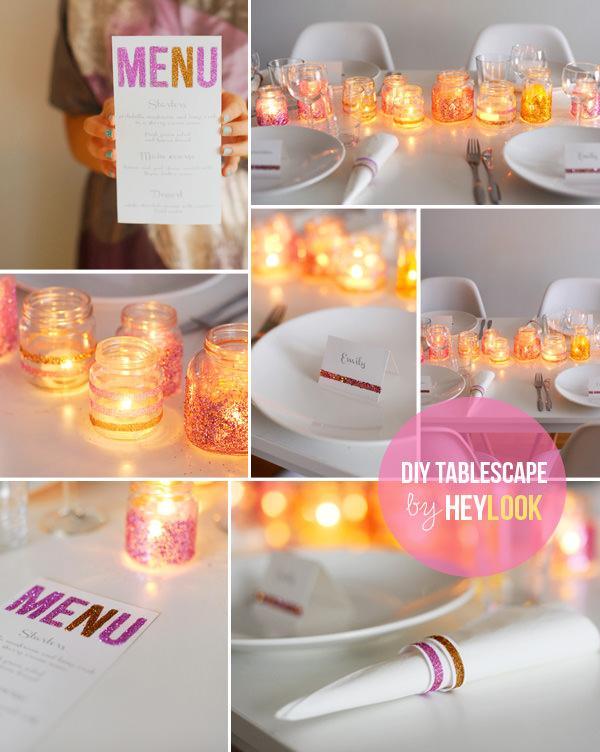 Sparkly Tablescape