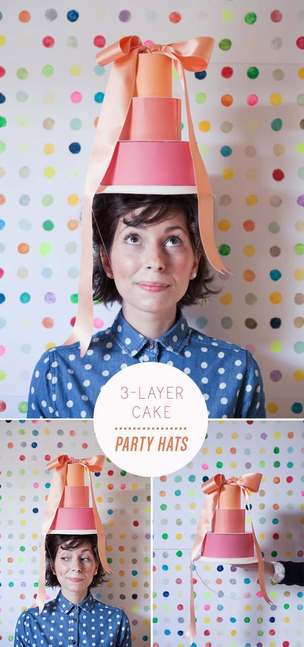 3 Layer Cake Party Hat