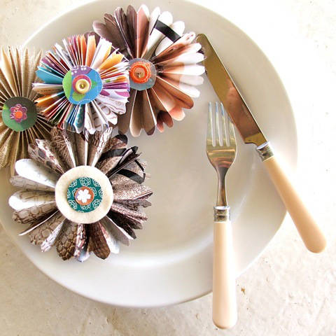 Paper Pleated Flower