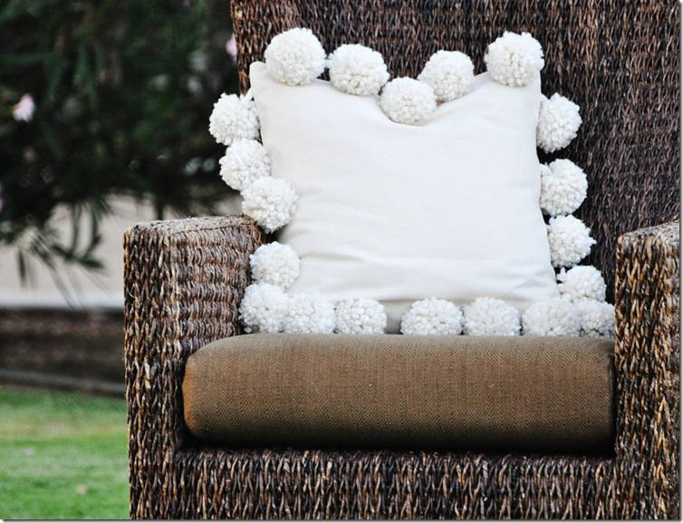 Mondo Pom Trim Pillow