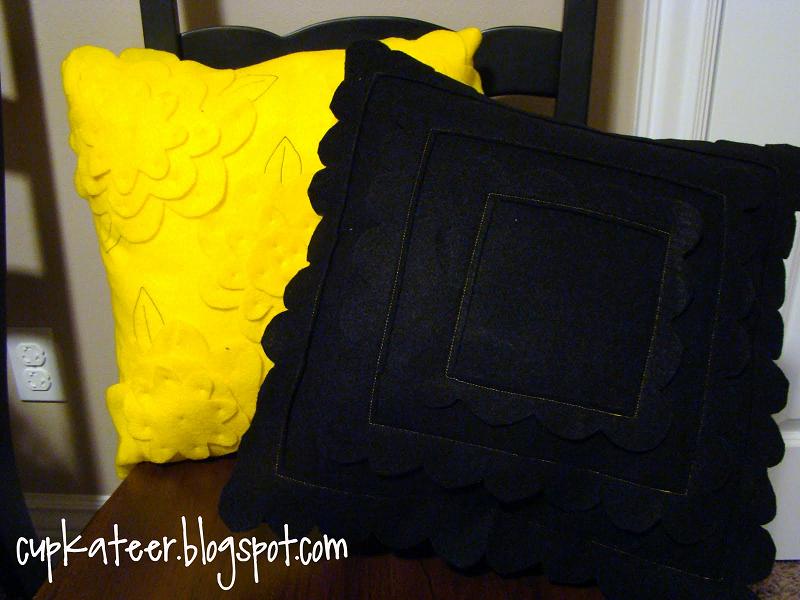 Pottery Barn Felt Pillow