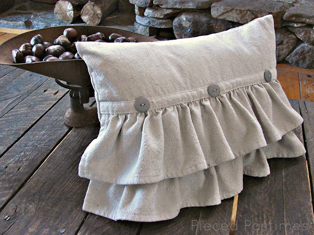 Ruffled Pillow