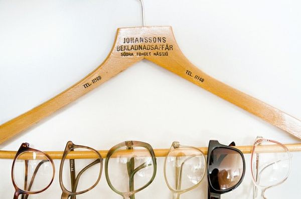 Use a Hanger for Hanging Eye Glasses