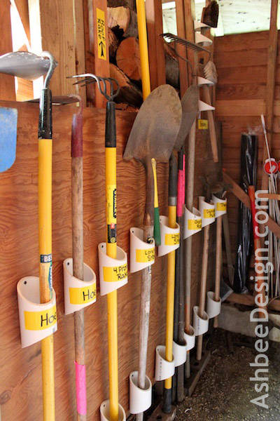 Organizing Tools with PVC