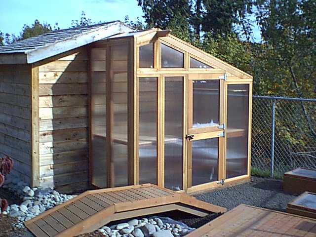 Extended Shed Greenhouse