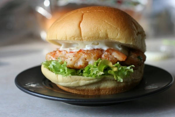 Simple Shrimp Burger