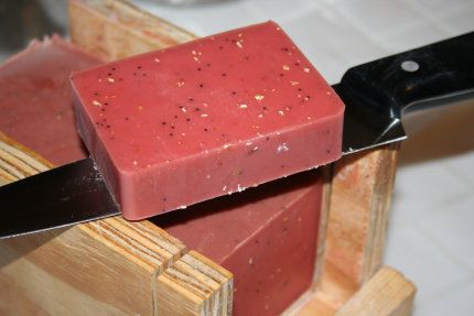 Homemade Strawberry Preserves Soap