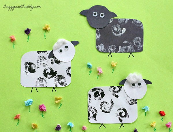 Stamped Paper Sheep
