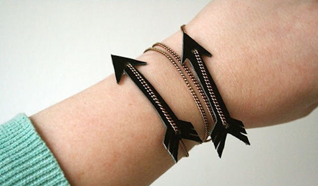 Leather Arrow Bracelet