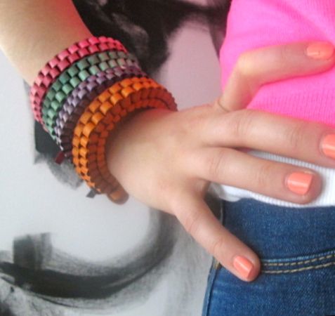 START HERE! 5-loop braids | Embroidery floss bracelets, Bracelet patterns,  Finger weaving