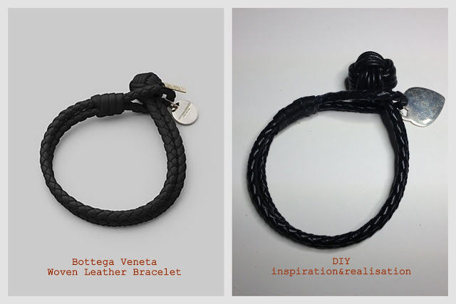Bottega Veneta Woven Leather Bracelet