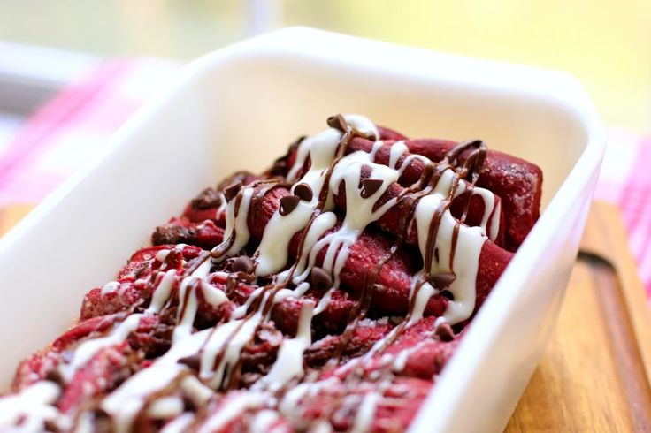Chocolatey Red Velvet Pull-Apart Bread