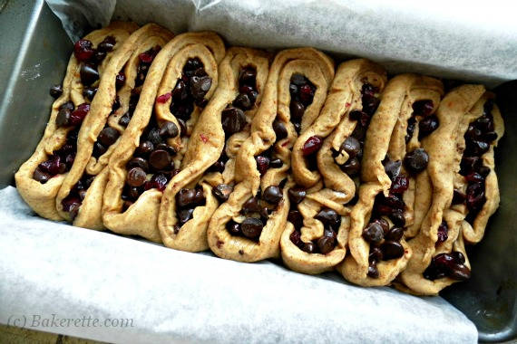Cranberry Chocolate Pull-Apart Bread