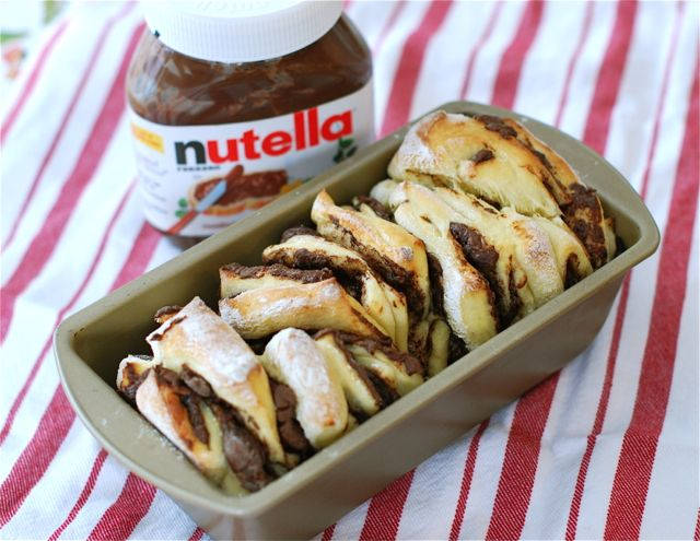 Salted Nutella Pull-Apart Bread
