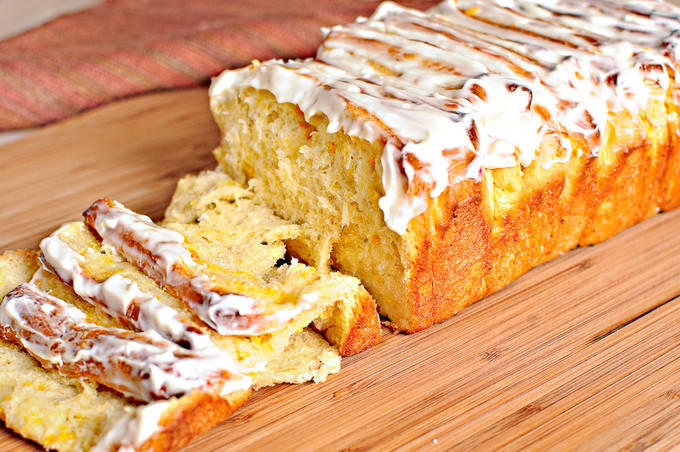 Lemon Scented Pull Apart Coffee Cake