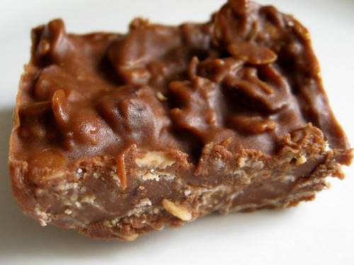 Oatmeal Chocolate Peanut Butter Candy Bars