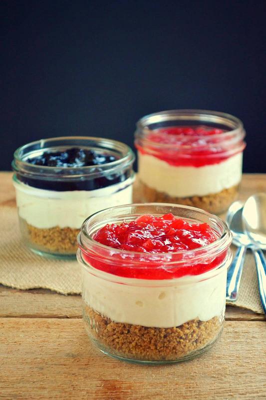 Cheesecakes in a Jar