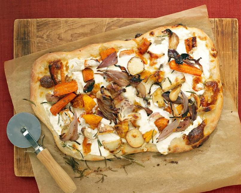 Roasted Root-Vegetable Pizza