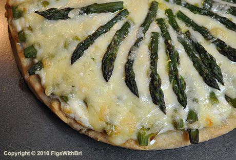 Asparagus and Meyer Lemon Ricotta Pizza