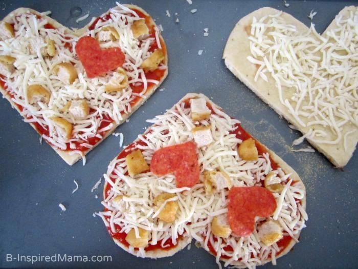 Valentines Pizza Hearts