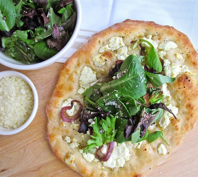 Goat Cheese & Caramelized Onion Pizza