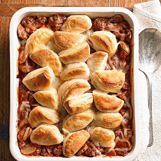 Upside-Down Pizza Casserole