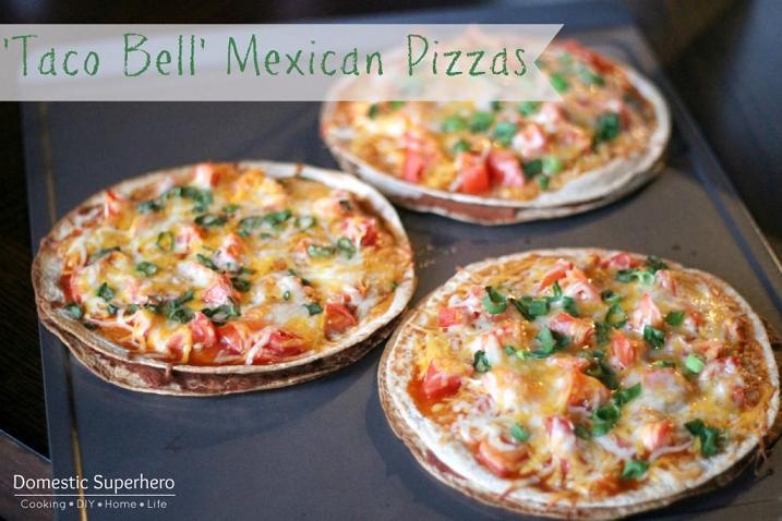 Taco Bell Mexican Pizzas