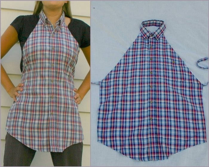 Aprons from Old Shirts