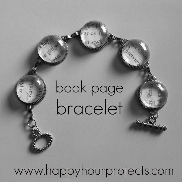 Book Page Bracelet