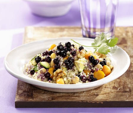 Vegetable Couscous With Wild Blueberries