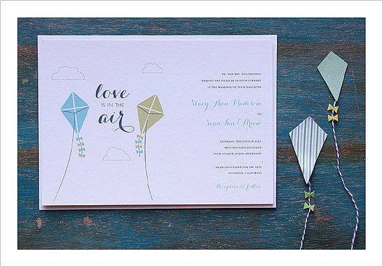 Kite Wedding Invitation