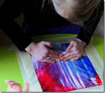 No-mess Color Mixing Art