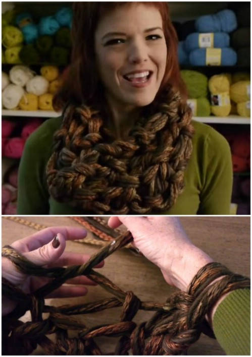 Arm Knit a Seed Stitch