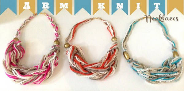 Arm Knit Necklaces