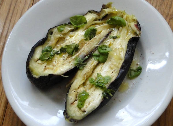 Microwaved Eggplant
