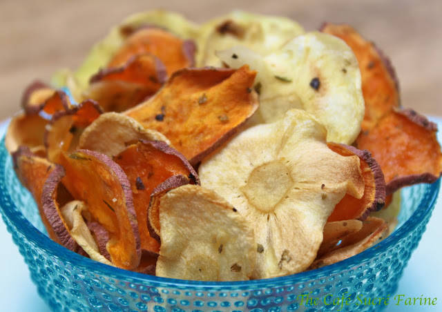 Sweet Potato and Parsnip Chips