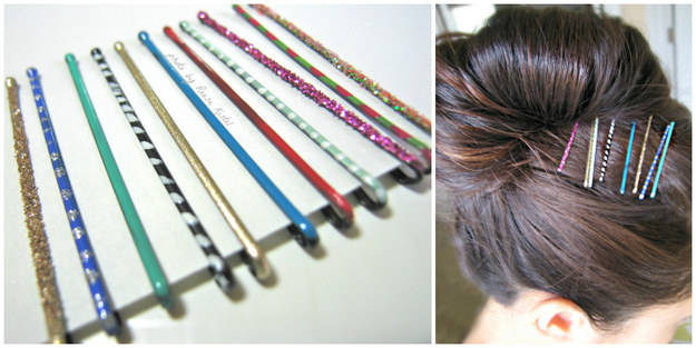 Painted Bobby Pins