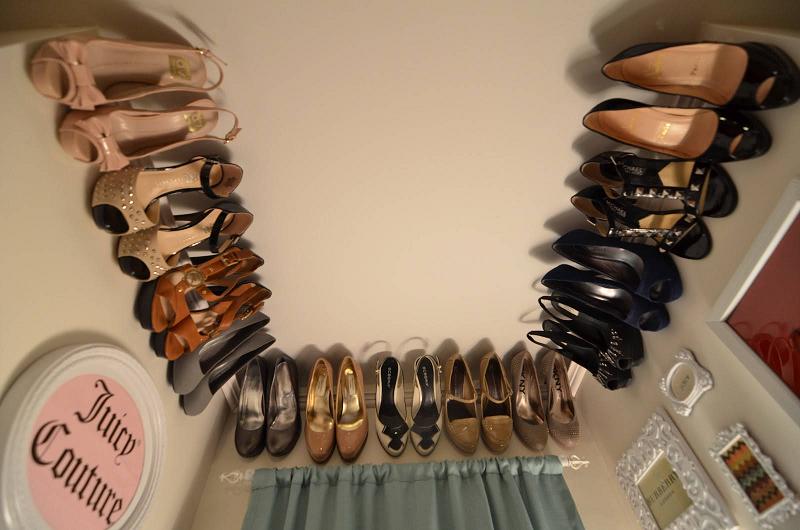Crown Molding for Shoe Storage