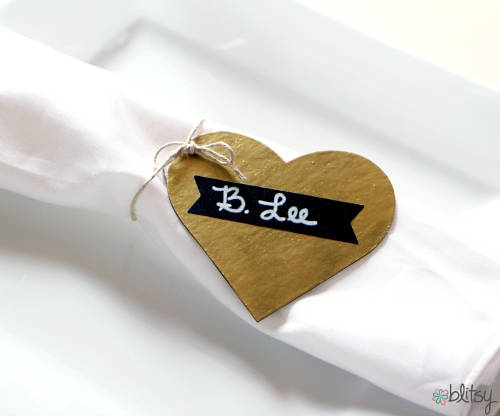 Heart Name Tag