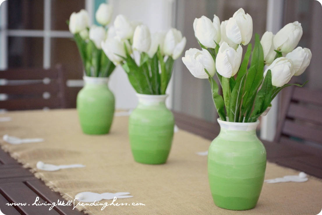 Spring Ombre Vases